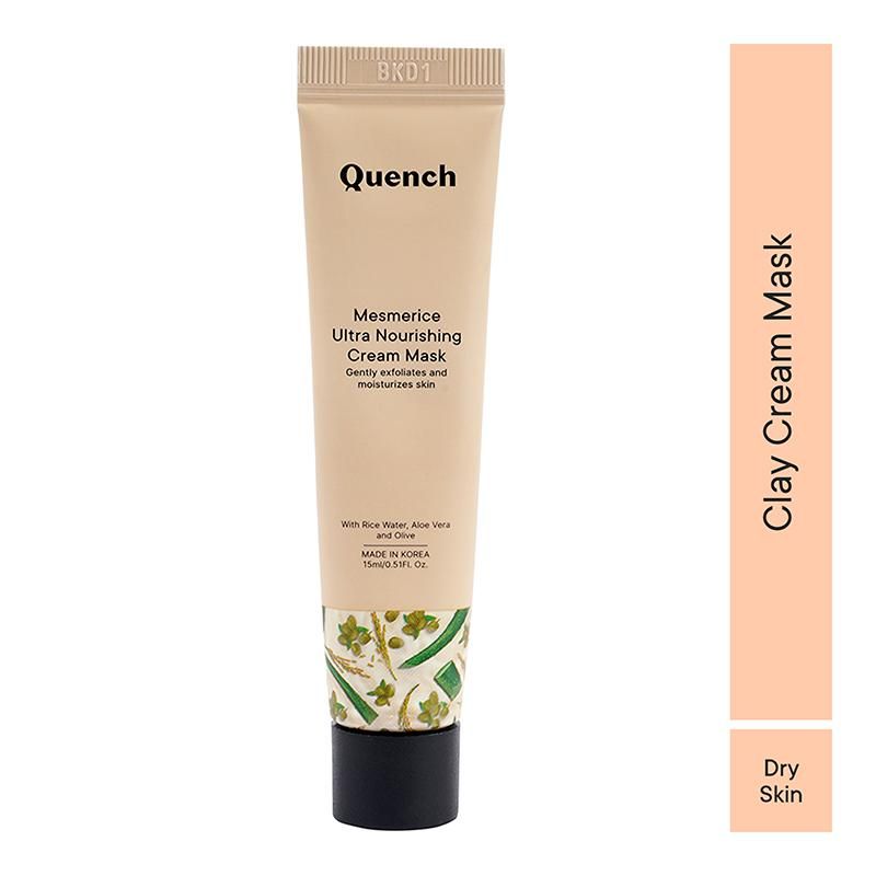 Quench Rice Water Clay-Cream Mask with Kaolin Clay For Smooth & Hydrated Skin