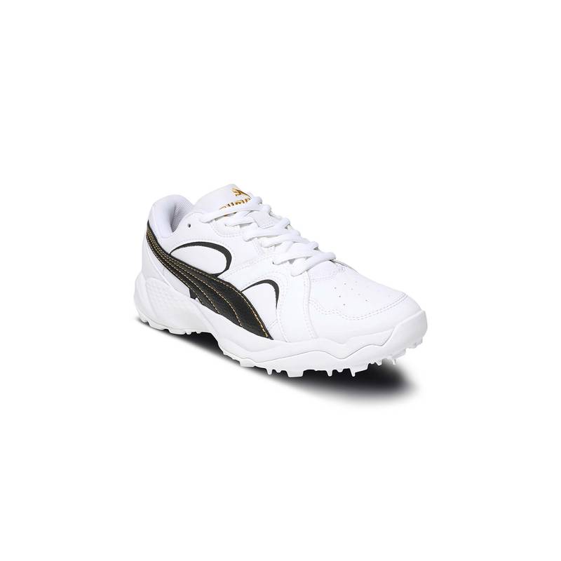 Puma Legacy Spike Cricket Shoes - White (UK 10)