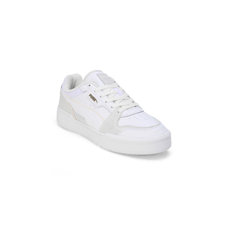 Puma Ca Pro Lux Iii Unisex White Sneakers (UK 4)