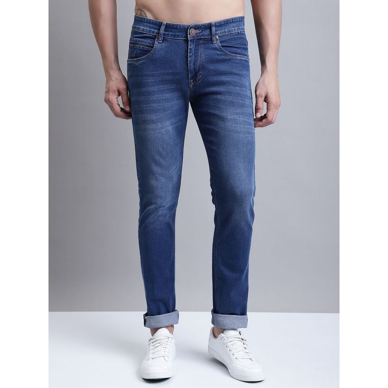 Cantabil Men Casual Blue Denim Jeans (32)