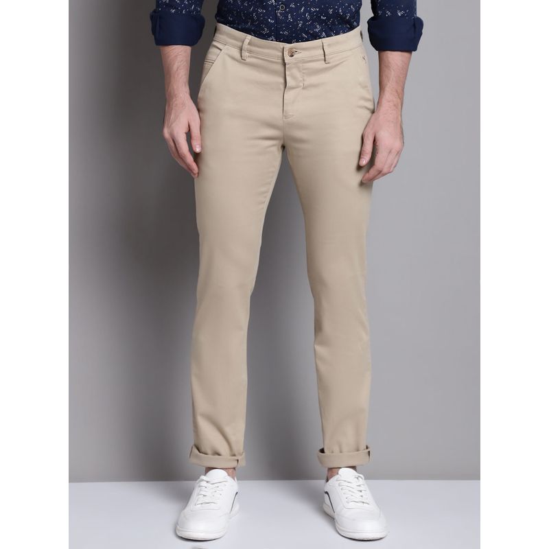 Cantabil Casual Khaki Men Trouser (30)