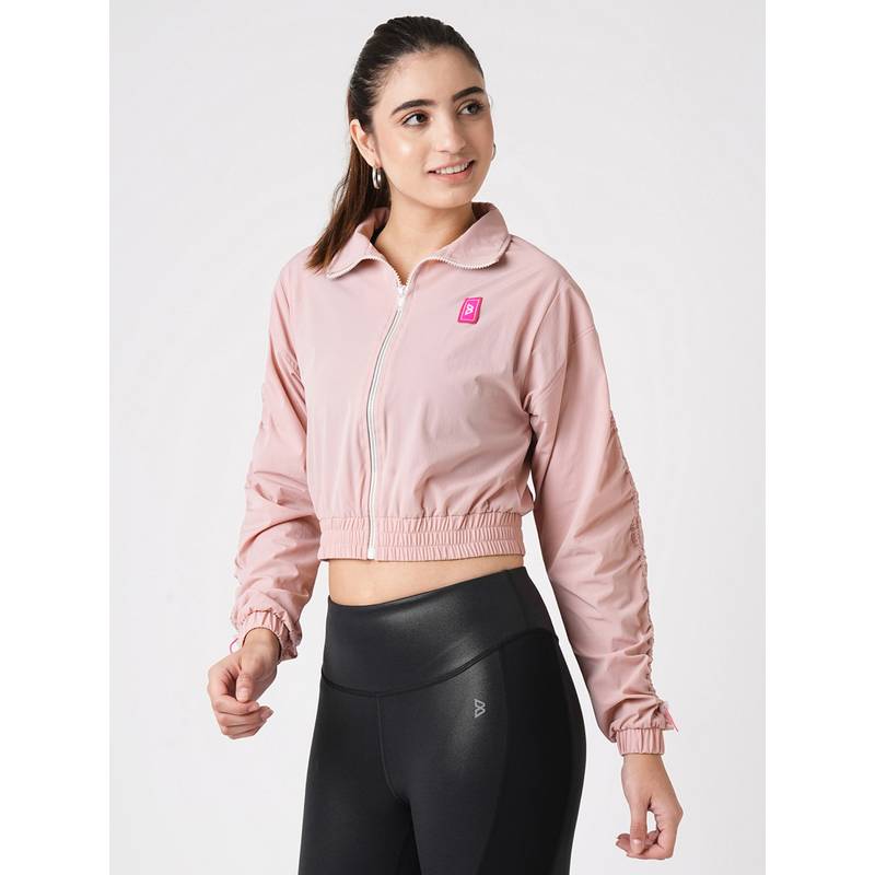 BODD ACTIVE Cotton Candy Rouched Jacket (XS)