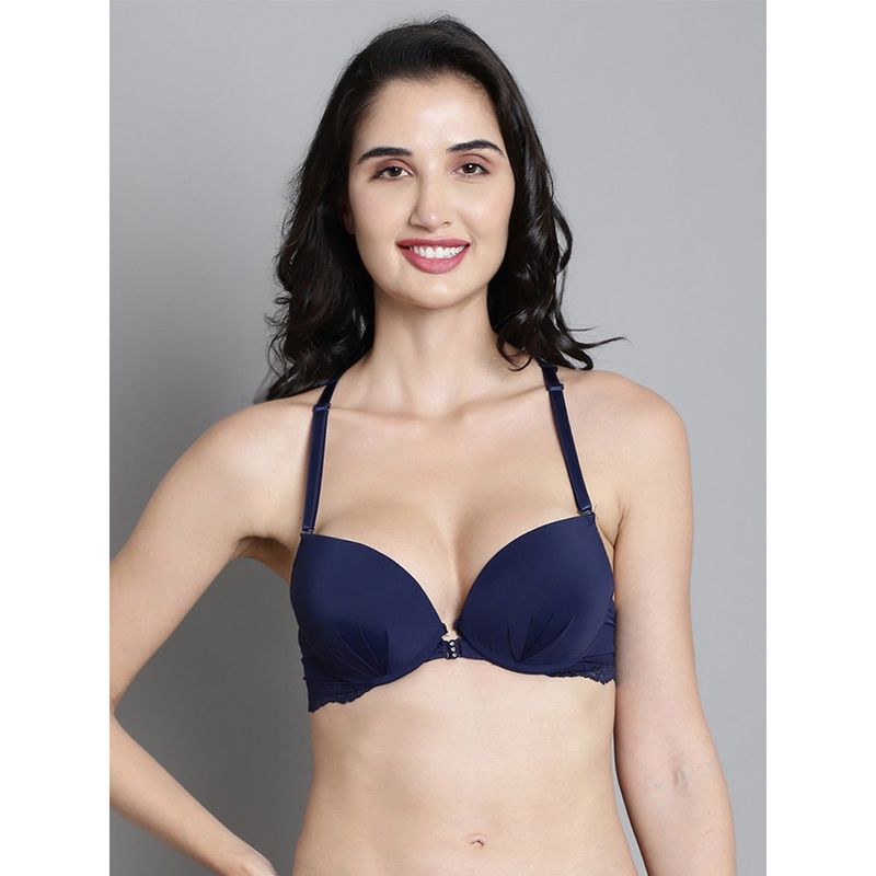 Makclan Luxurious Allure Brassiere Navy Blue (32B)
