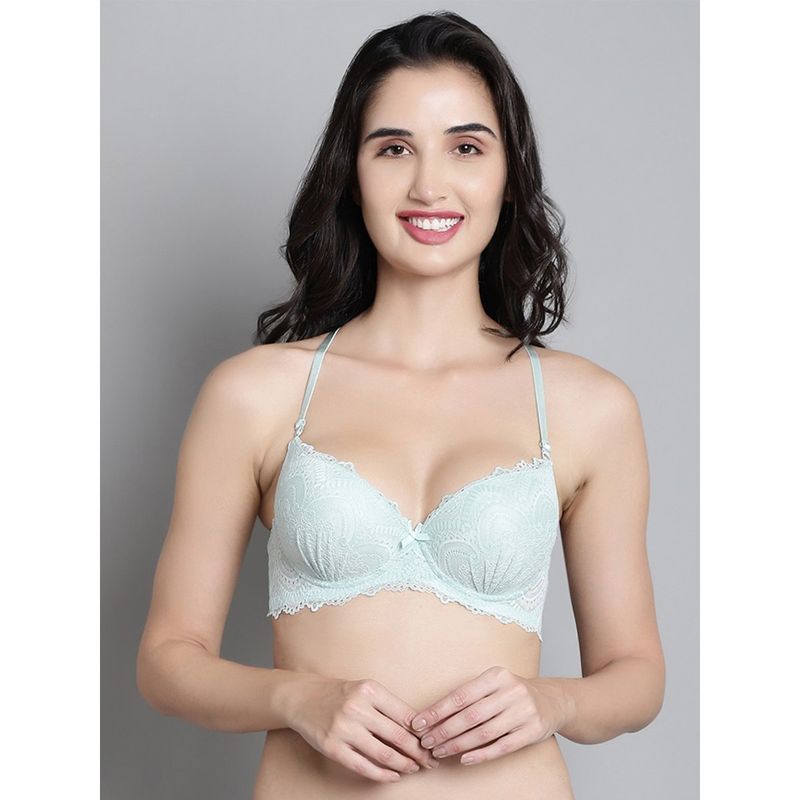 Makclan Elevate your Glamour Lace Brassiere Green (32B)