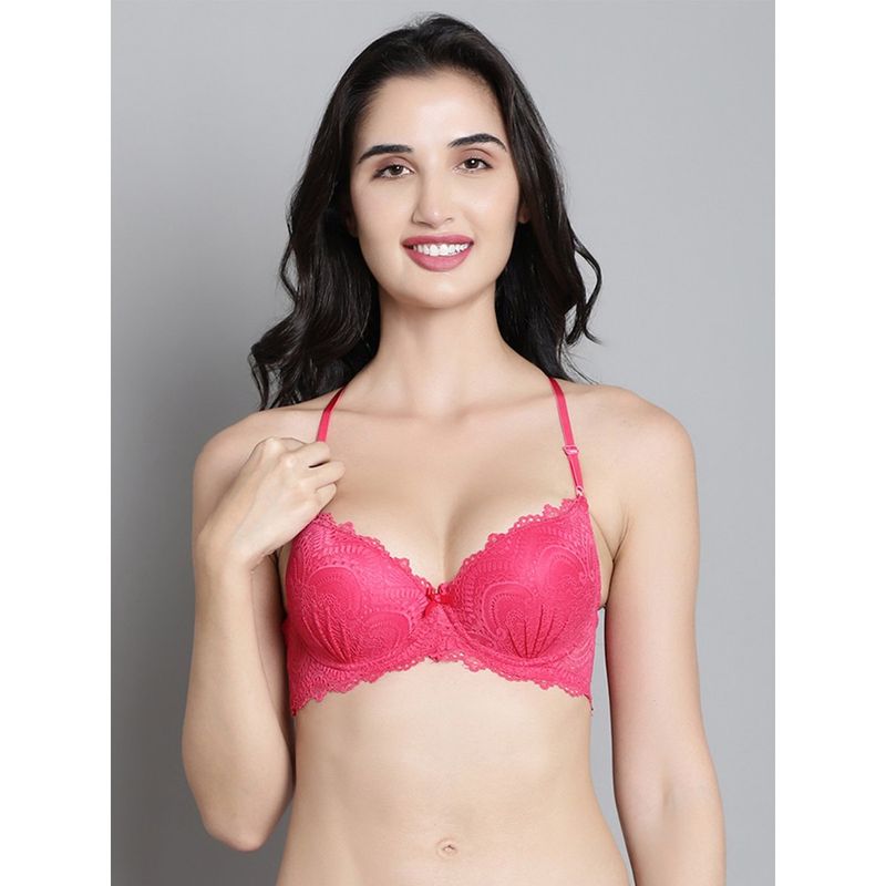 Makclan Elevate your Glamour Lace Brassiere Red (32B)