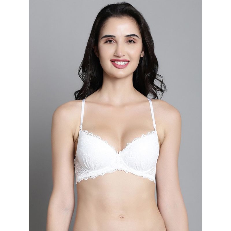 Makclan Elevate your Glamour Lace Brassiere White (32B)