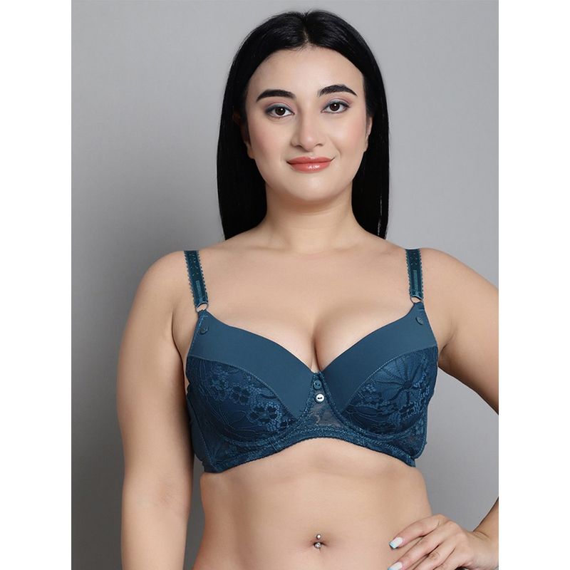 Makclan Empowering Sensuality Lace Brassiere Teal (38D)
