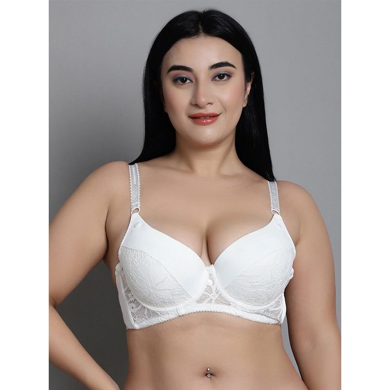 Makclan Empowering Sensuality Lace Brassiere White (42D)