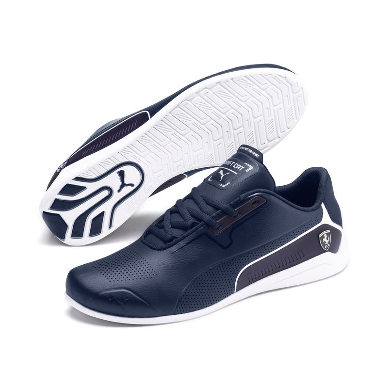 Buy Puma Navy Blue Scuderia Ferrari Motorsport Drift Cat 8 Unisex Running Shoes Online