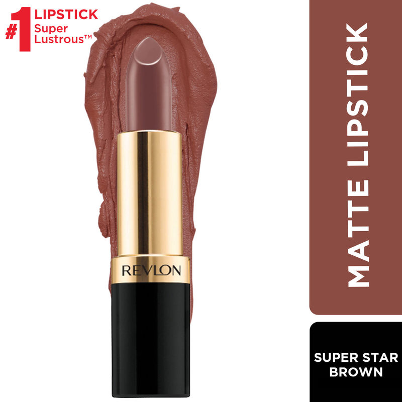 Revlon Super Lustrous Bold Matte Lipstick - Superstar Brown