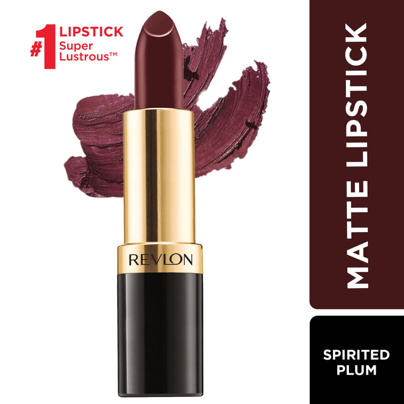 Revlon Super Lustrous Bold Matte Lipstick - Spirited Plum