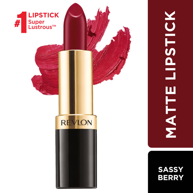 Revlon Super Lustrous Bold Matte Lipstick - Sassy Berry
