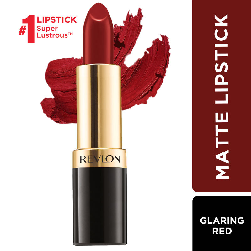 Revlon Super Lustrous Bold Matte Lipstick - Glaring Red