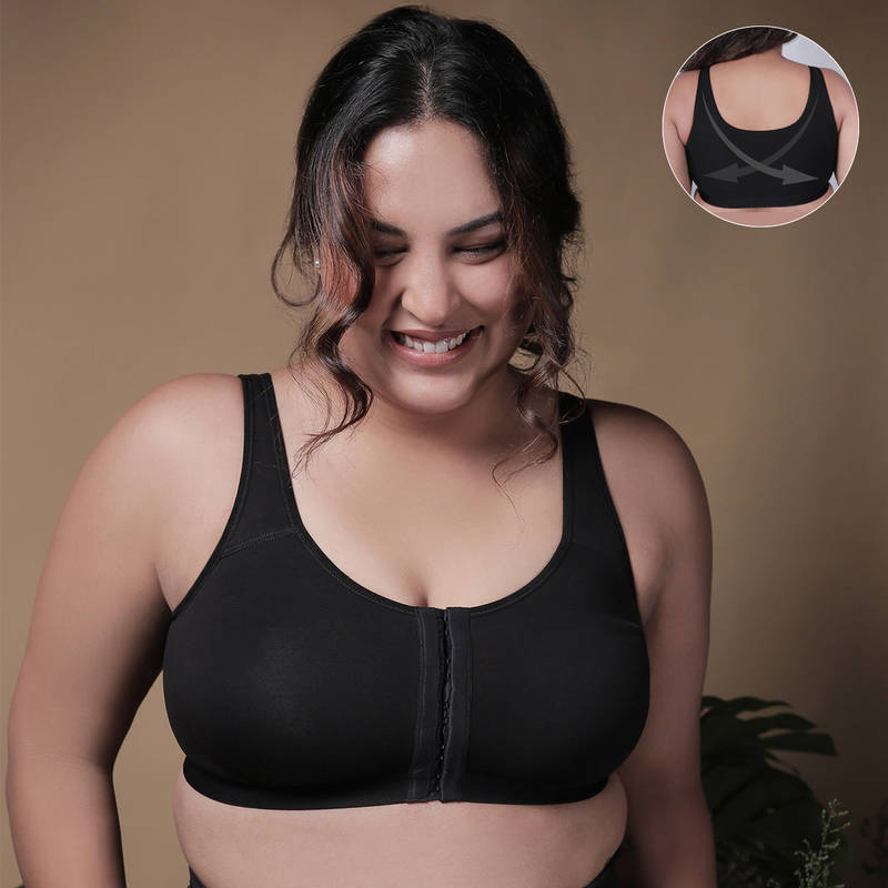 Nykd by Nykaa The Multi-Purpose Bra - Black NYB103 (34D)