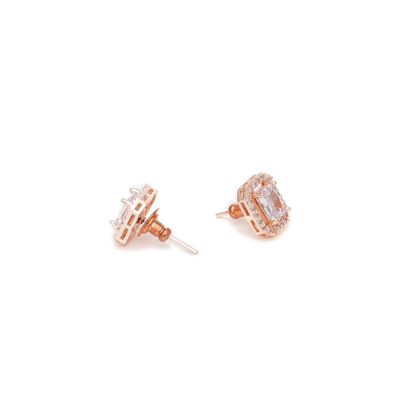 Round Golden Studs - Ruby Raang