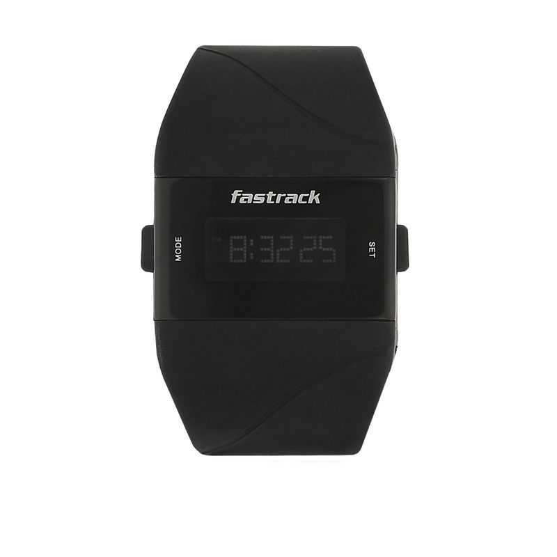 Fastrack Black Dial Black Plastic Strap Watch: Buy Fastrack Black Dial Black Plastic Strap Watch ...