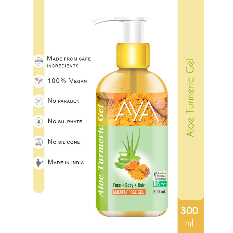 AYA Multipurpose Aloe Turmeric Gel For Face, Hair & Body Buy AYA