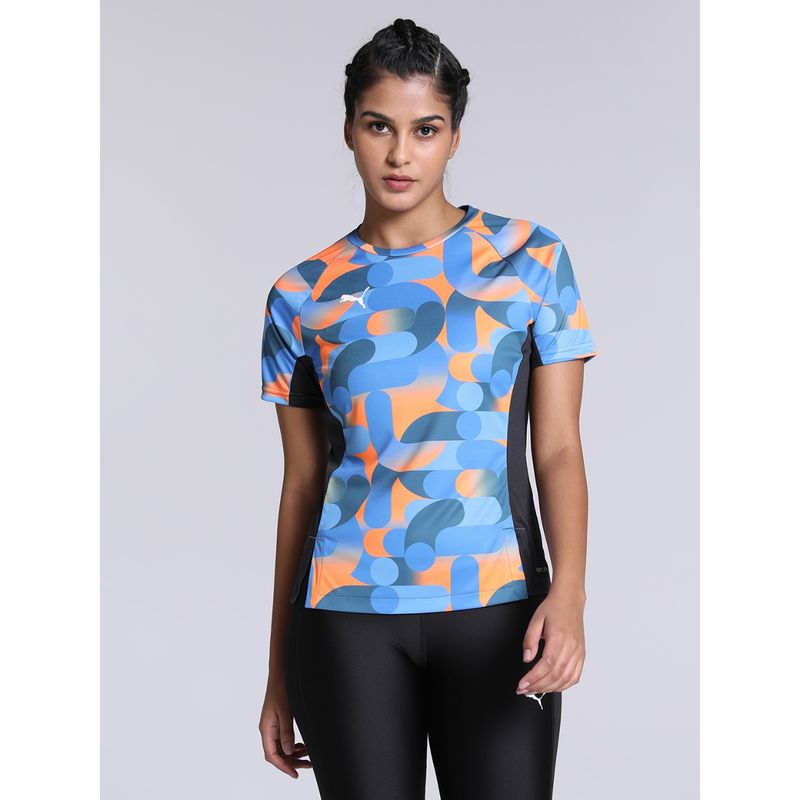 Puma Individualblaze Womens Blue T-Shirt (XS)