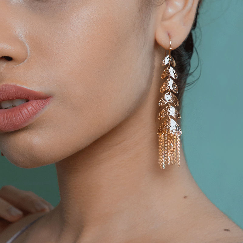 Caratlane rose gold earrings Clearance