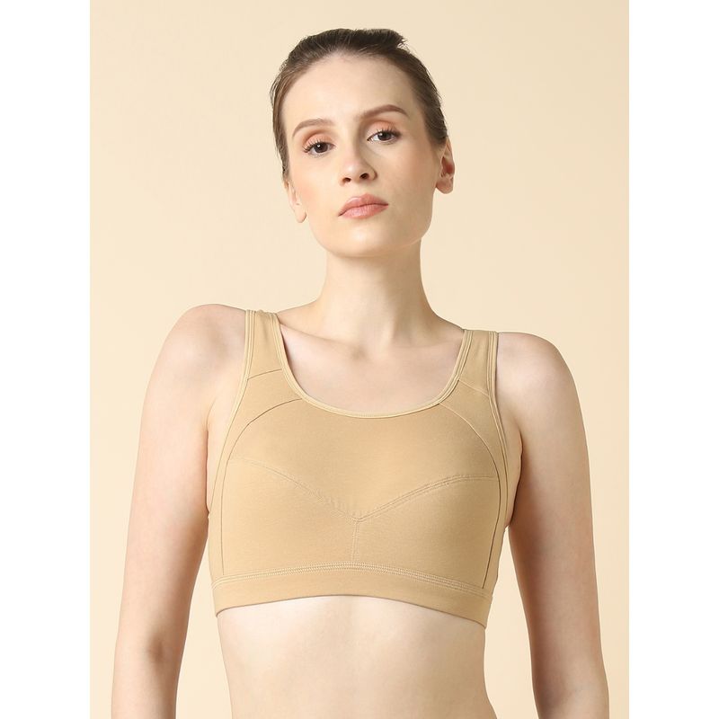 Van Heusen Women Racerback Medium Impact Padded Sports Bra (S)