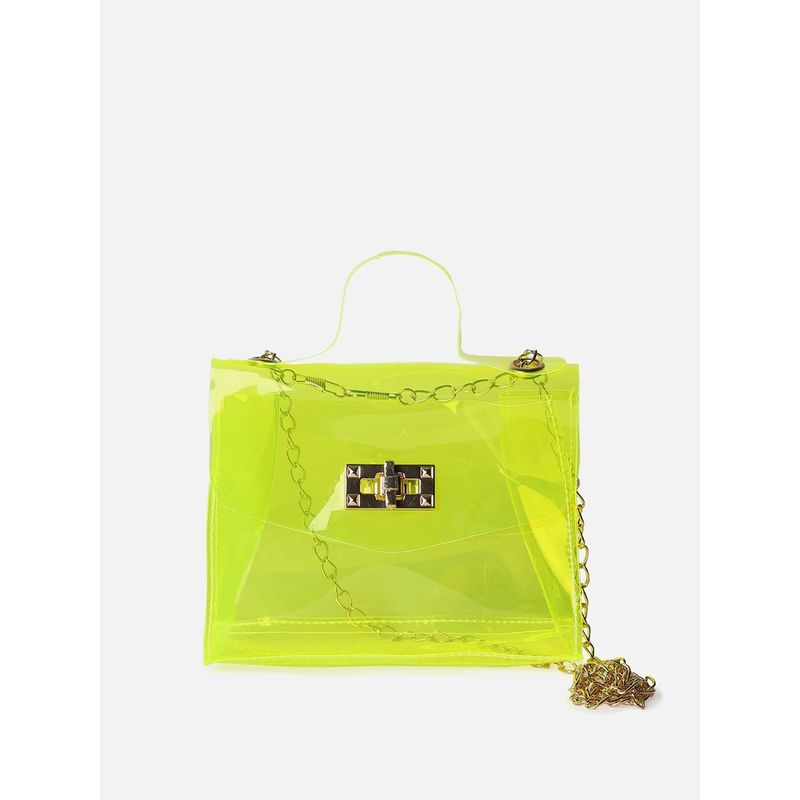 Transparent neon bag outlet