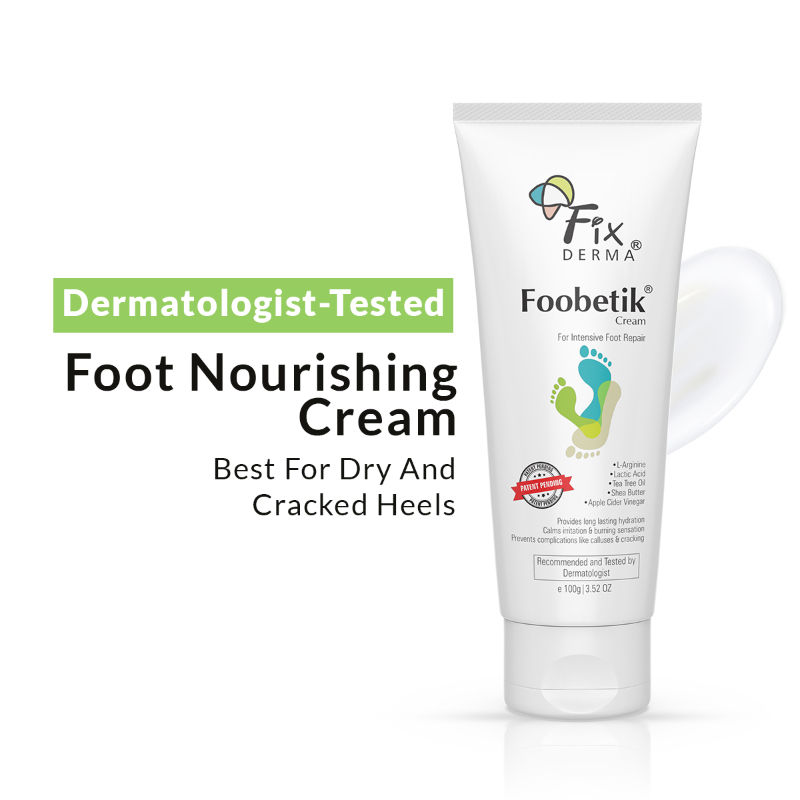 Fixderma Foobetik Foot Cream For Normal and Diabetic Foot Cracked Feet, Heel Repair & Calloused