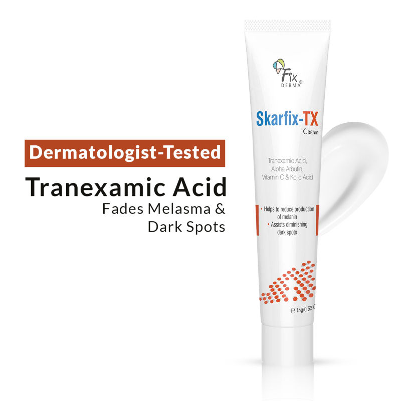 Fixderma Tranexamic Acid + 2%Kojic Acid + 1%Arbutin SKARFIX TX Face Cream For Pigmentation