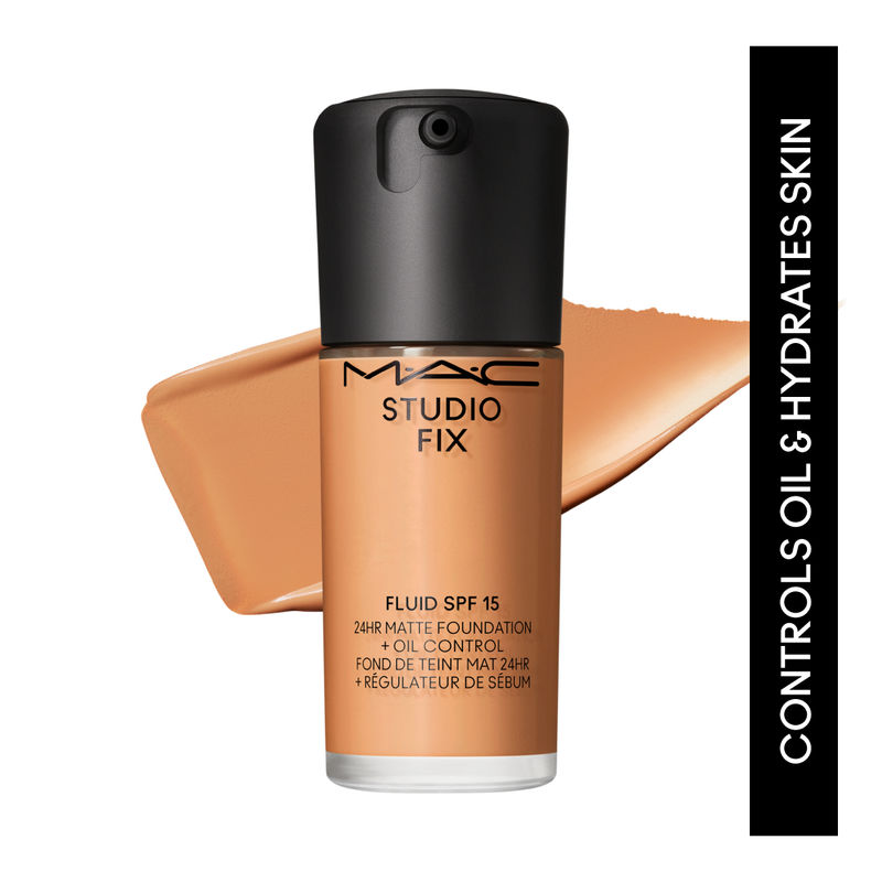 M.A.C Studio Fix Fluid SPF 15 Soft Matte Foundation With Hyaluronic Acid - NC42