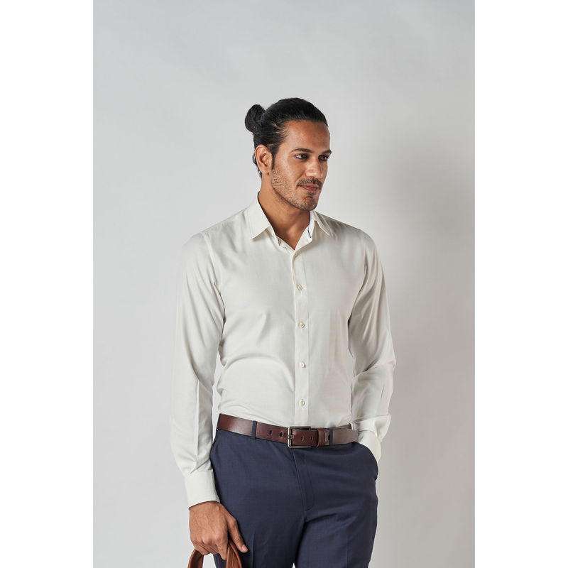 Bubber Blu Blanco Off White Classic Shirt (S)