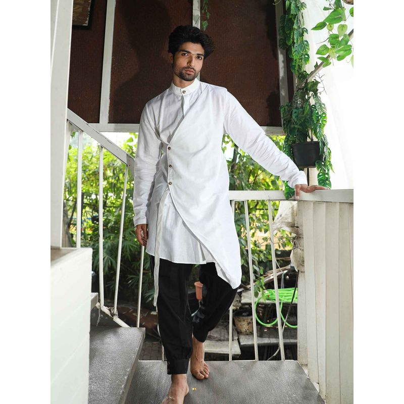 Echke White & Black Co-ord (Set of 2) (S)