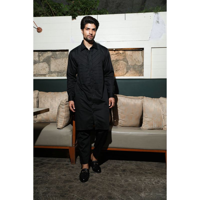 Echke Black Co-ord (Set of 2) (S)