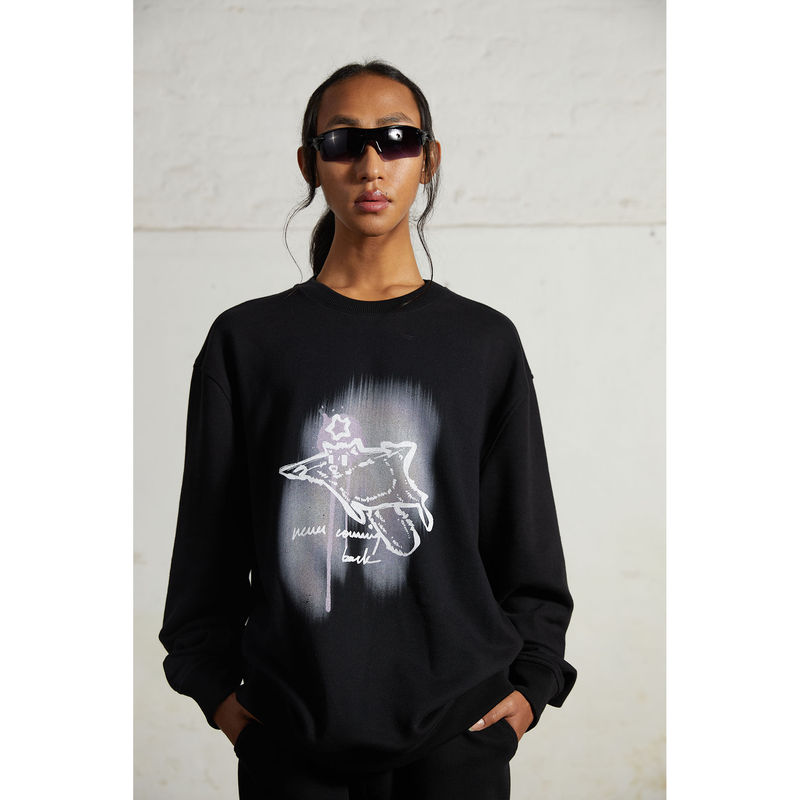 Kilogram Never Coming Back Cotton Sweatshirt (XS)