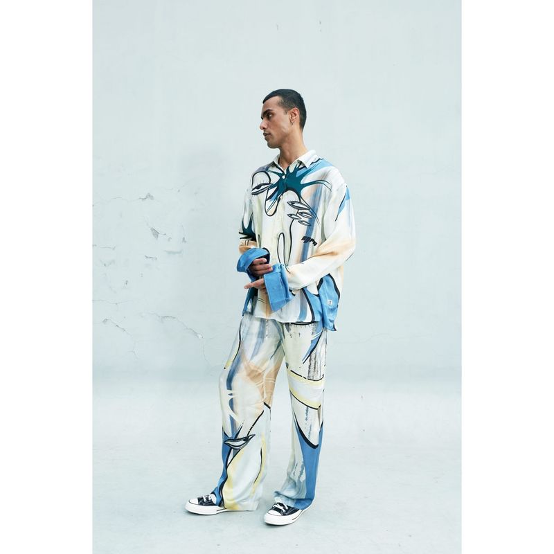 Kilogram Last Seen Shirt & Pant-Multi-Color (Set of 2) (XS)