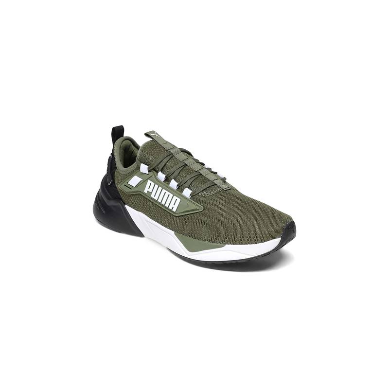 Puma Unisex Olive Retaliate 3 Lightweight Running Shoes (UK 8)
