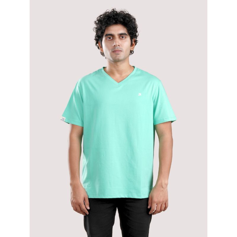 roar for good Organic Cotton V-Neck T-Shirt - Holly Green (S)