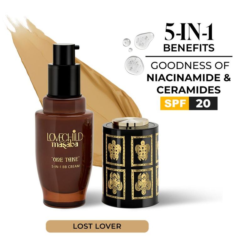 LoveChild Masaba One Take 5-In-1 BB Cream SPF 20 PA++ - Lost Lover