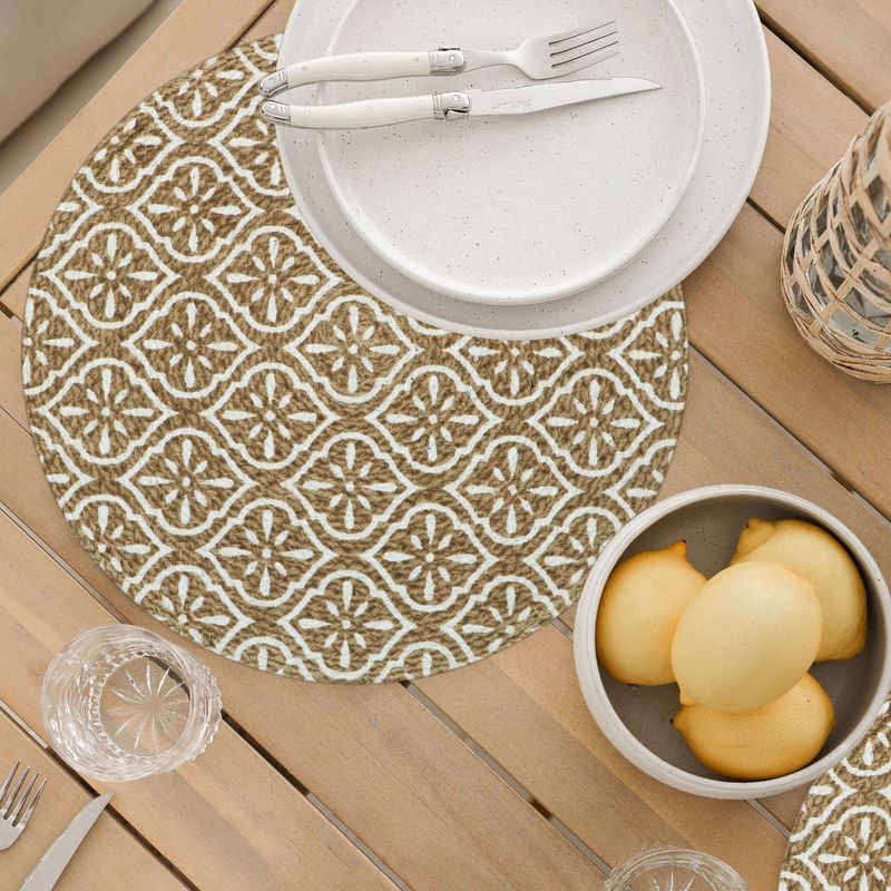Buy THE HOME TALK Set Of 2 Cotton Placemats Side Table Mats 15 Inch
