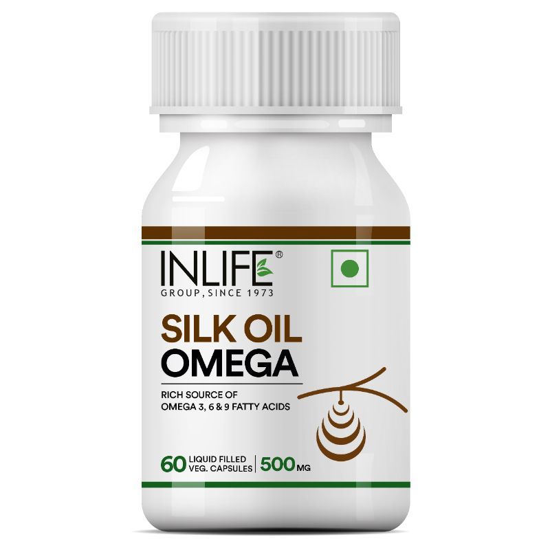 Inlife Silk Oil Veg Omega 3 6 9 500mg Capsules Buy Inlife Silk Oil Veg