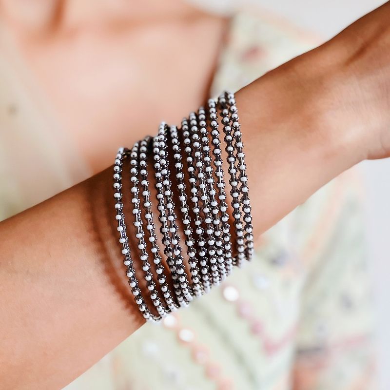 all hustle and hairspray black urban bracelet