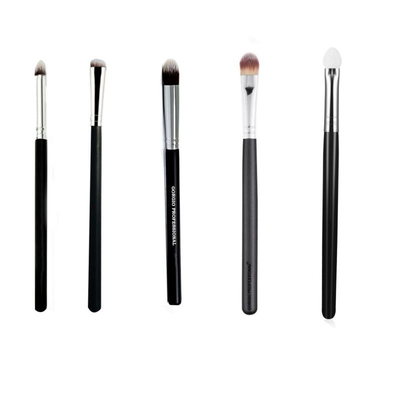 Professional Eye Makeup Brush Set Set of 5 (GPM35) (Colour/Shape