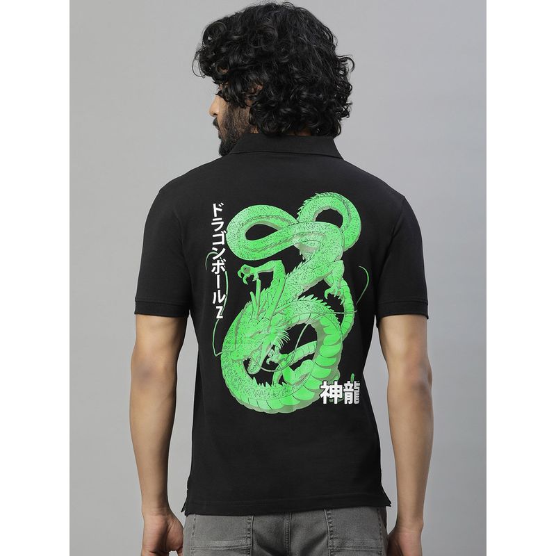 Free Authority Dragon Ball Z Printed Regular Fit Polo T-Shirt for Men (XL)