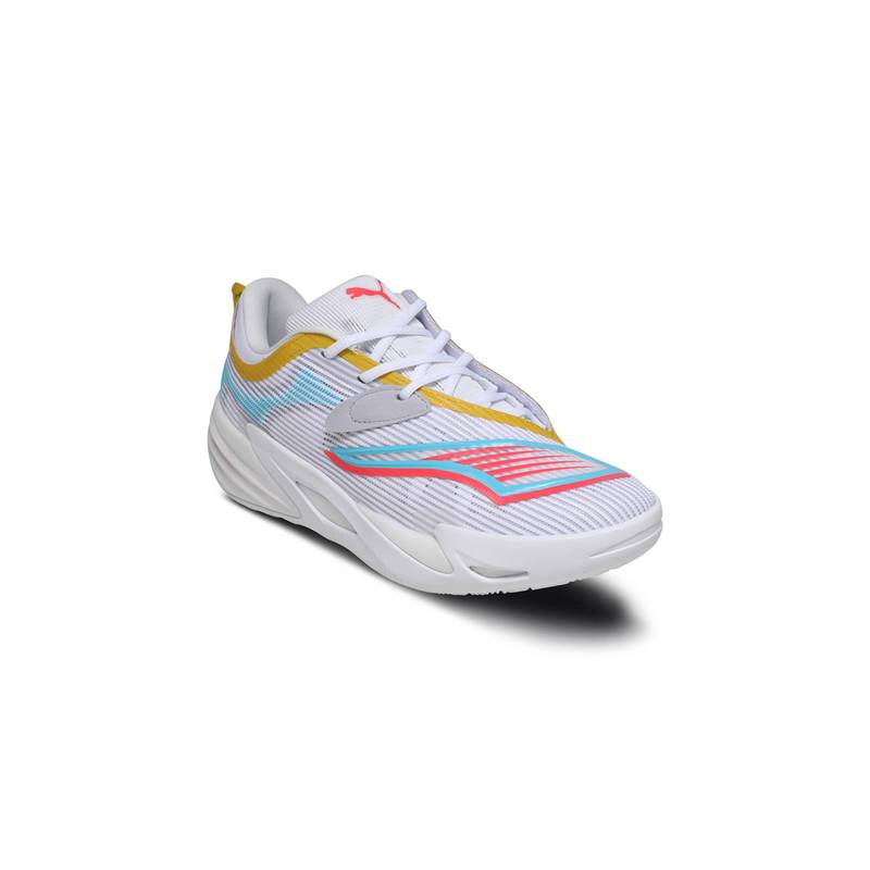 Puma Unisex All-Pro NITRO 2 Basketball Shoes - White (UK 7)