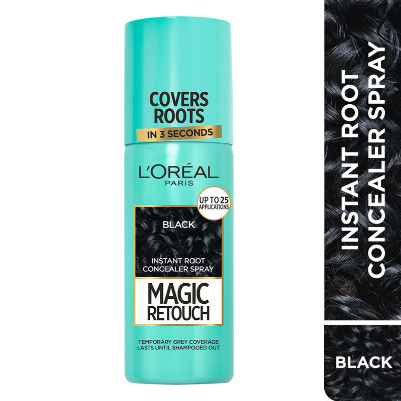 L'Oreal Paris Magic Retouch Instant Root Concealer Hair Color - 1 Black
