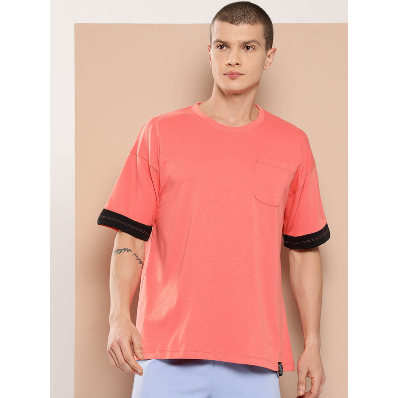 Alcis Men Typography Printed T-Shirt (L)