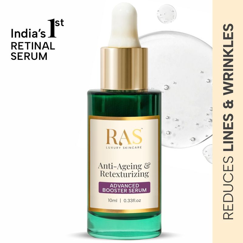RAS Luxury Oils Anti-Ageing & Retexturizing Advance Booster Serum Reduces Fine Lines & Wrinkles