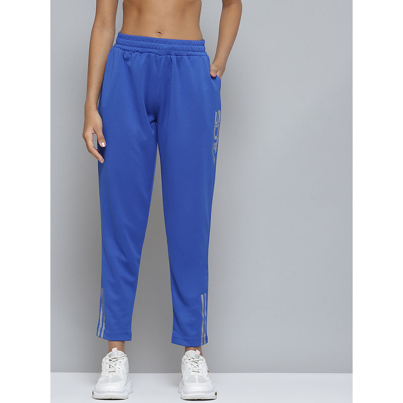 Alcis Women Blue Solid Track Pants (L)
