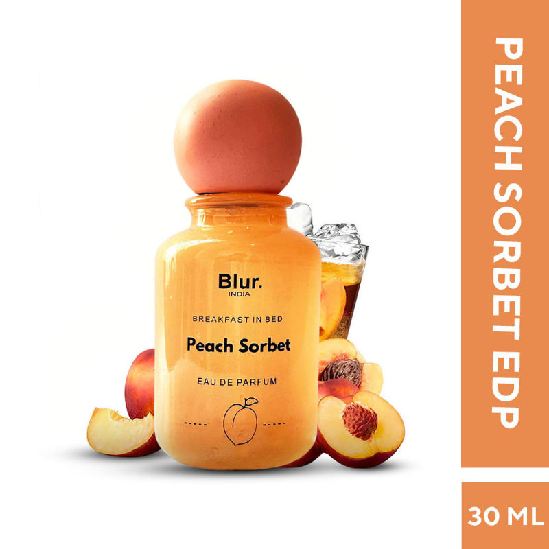 BLUR India Peach Sorbet Fruity & Summer Fresh Eau De Daily Wear Long Lasting EDP