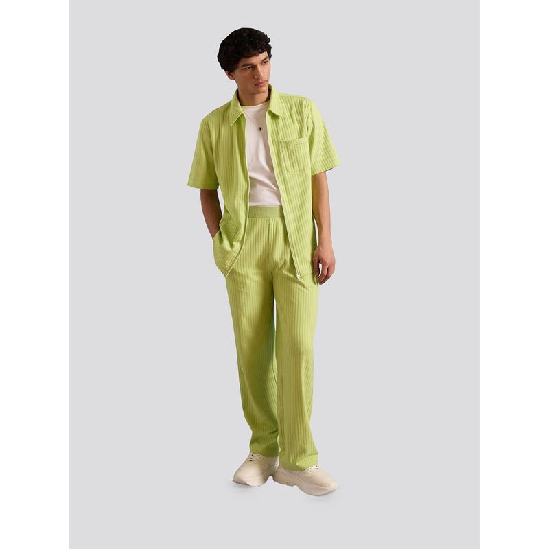 Muvazo Green Emerald Breeze Zip-Up Tracksuits (Set of 2) (XS)