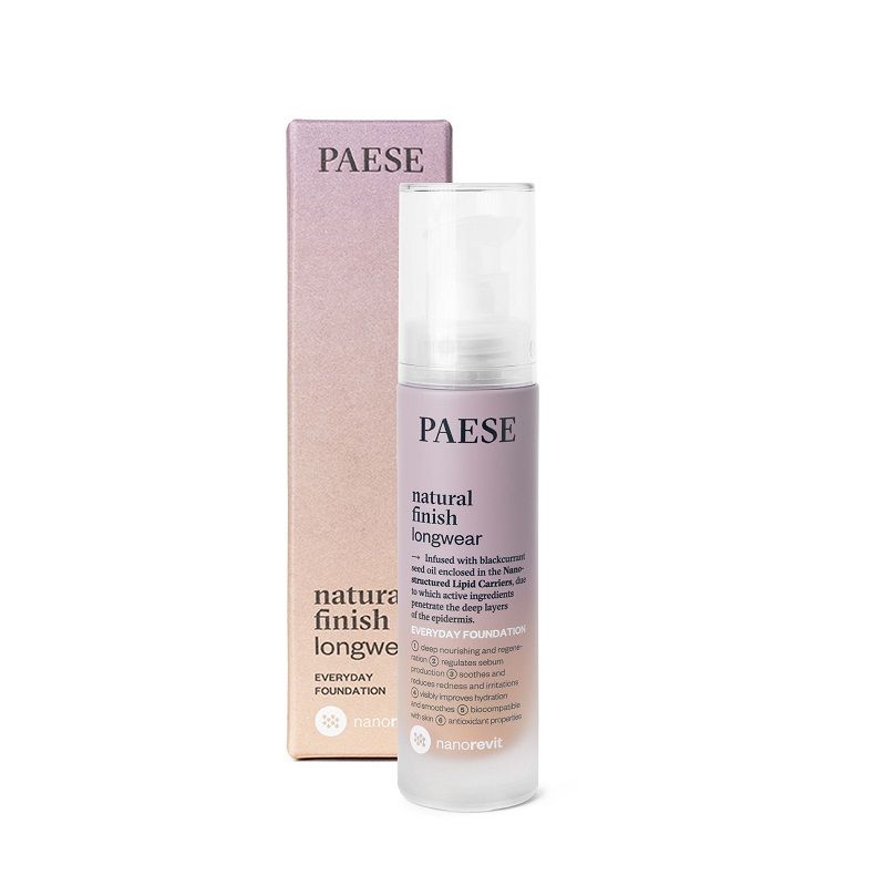 Paese Cosmetics Natural Finish Longwear Foundation - No 2.5 Sand Beige