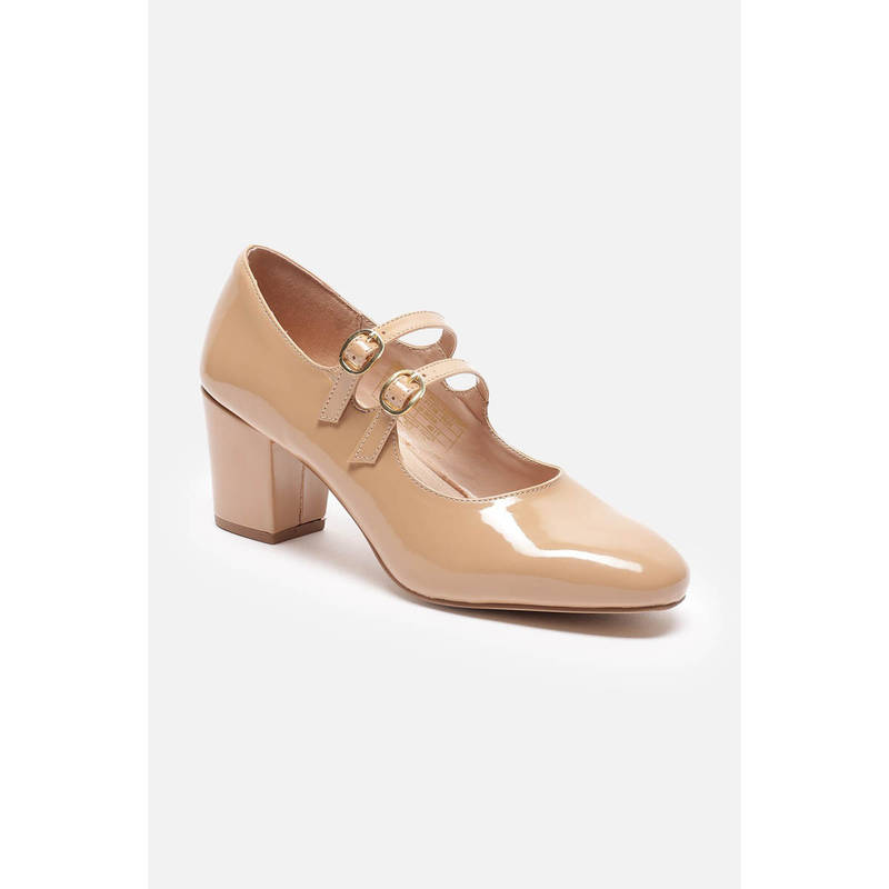 Van Heusen Women Beige Heels Sandals (UK 5)